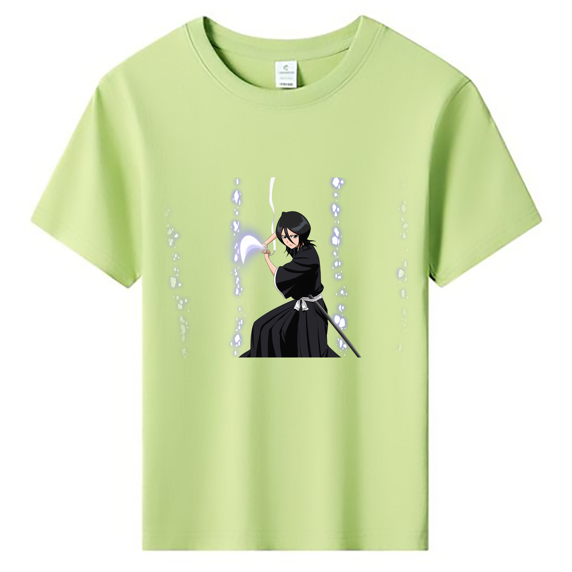 （画像用） ブリーチ 朽木ルキア BLEACH Kuchiki Rukia 綿100％キッズTシャツ（フロントプリント）